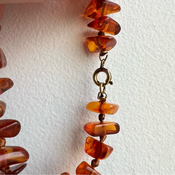 39” LONG Vintace Baltic Amber Necklace - Picture 2 of 5